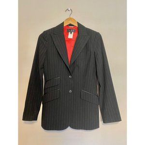 A.B.S. By Allen Schwartz Pinstripe Blazer Size 4